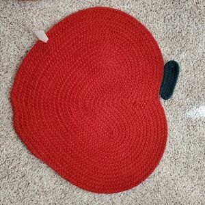 NEW 3 LEFT Farmhouse Apple Rug LAST THREE